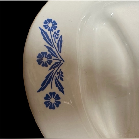 RARE! Corning Ware Steak Platter-P-19 Blue Cornflower-Serving Dish-2 available - Picture 2 of 10